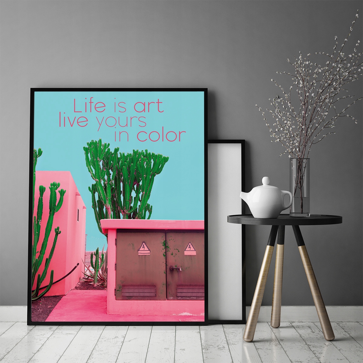 OBRAZ PLAKAT W RAMIE 53x73 cm Pastele 2 P606 Kod producenta plakat obraz