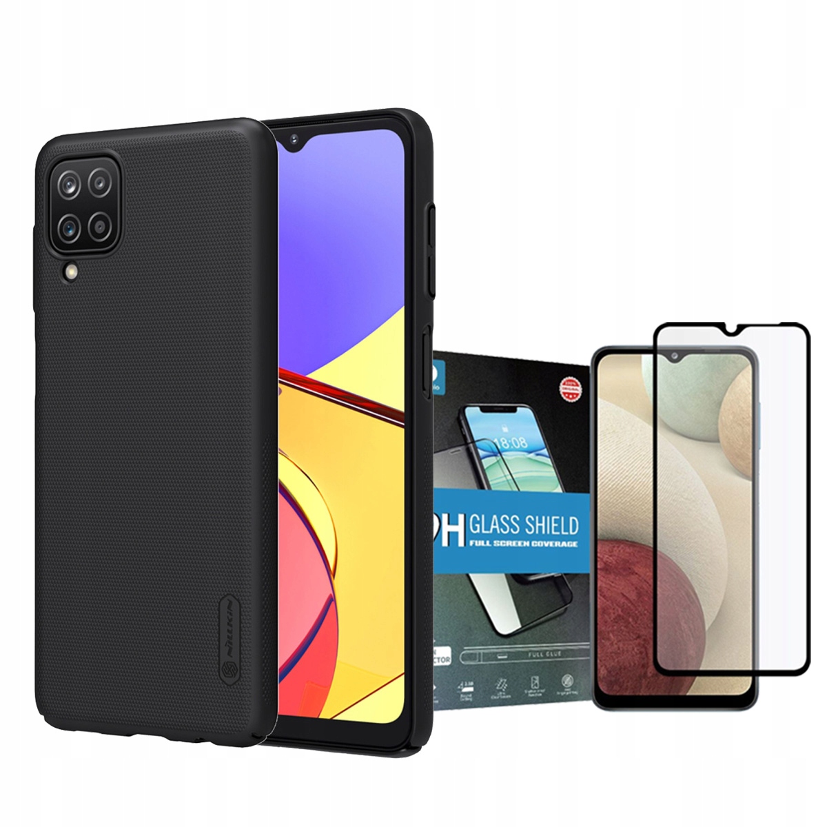 

Nillkin Frosted Etui Do Galaxy A12 + Szkło Mocolo