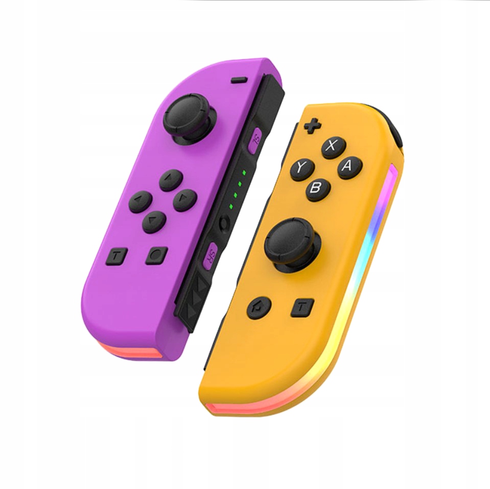 KONTROLER DO NINTENDO SWITCH JOY-CON JOYCON PAD PARA NEON FIOLETOWO- ŻÓŁTY