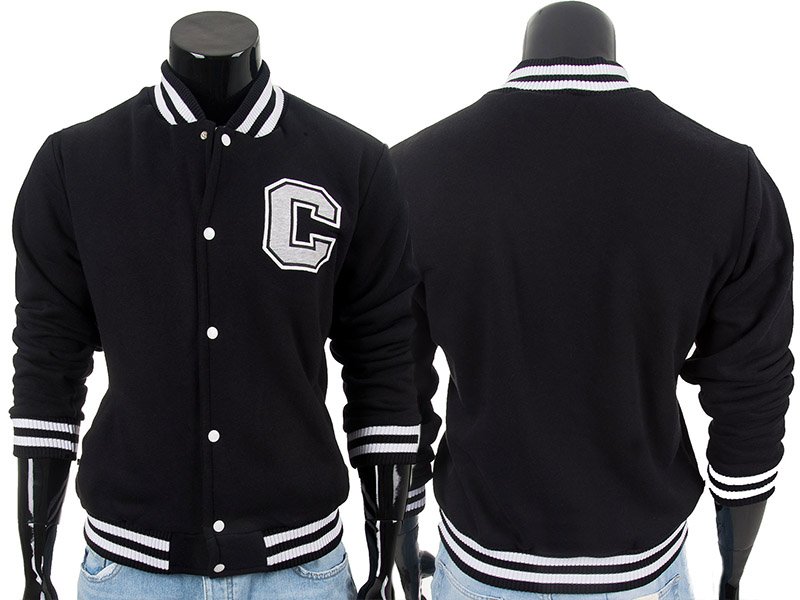 

Bluza kurtka bejsbolówka męska ze stójką XXL