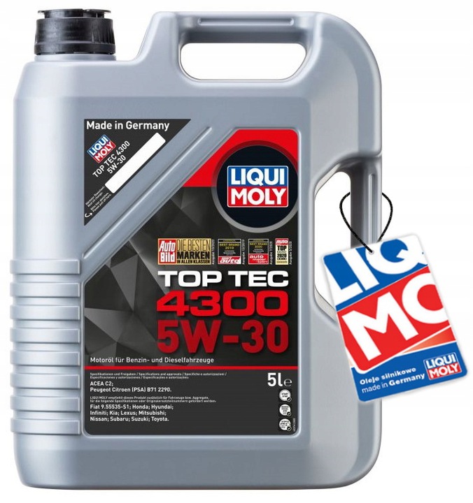 

Olej Liqui Moly Top Tec 4300 5W-30 5L 2324+