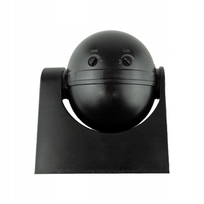 CZUJNIK RUCHU PIR LED CZUJNIK ZMIERZCHU IP44 180ST ZASIĘG 12M CZARNY Marka Ecolight