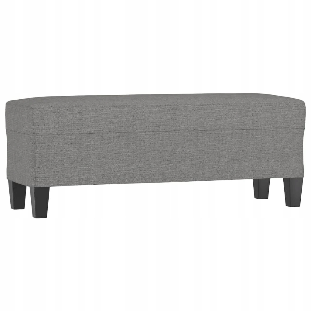 Elegantní čalouněná lavice tmavě šedá 100 cm, tkanina, kvalita, styl vidaXL