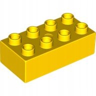 

Ls Nowe Lego Duplo Klocek Podstawowy 2x4 Żółty