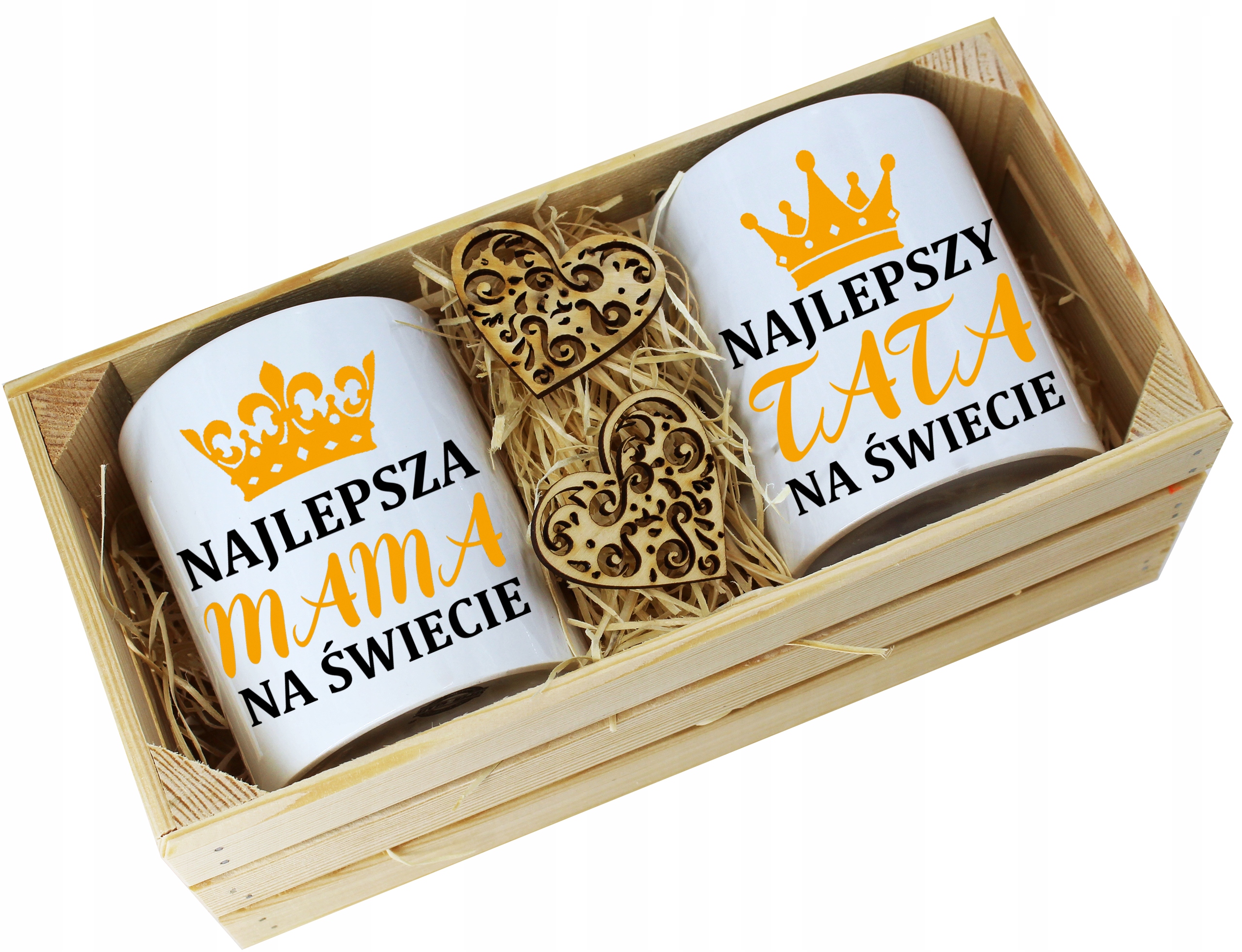 

Dla Mamy I Taty Kubki W Ozdobnej Skrzynce