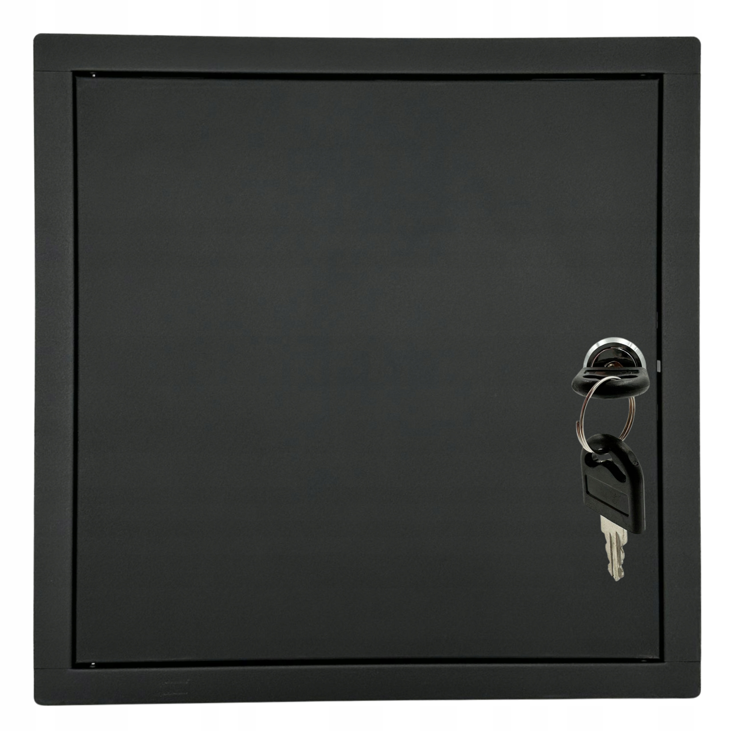 Revizní Dvířka 40x40 Kovová Černá Revizní Klapka Na Klíč