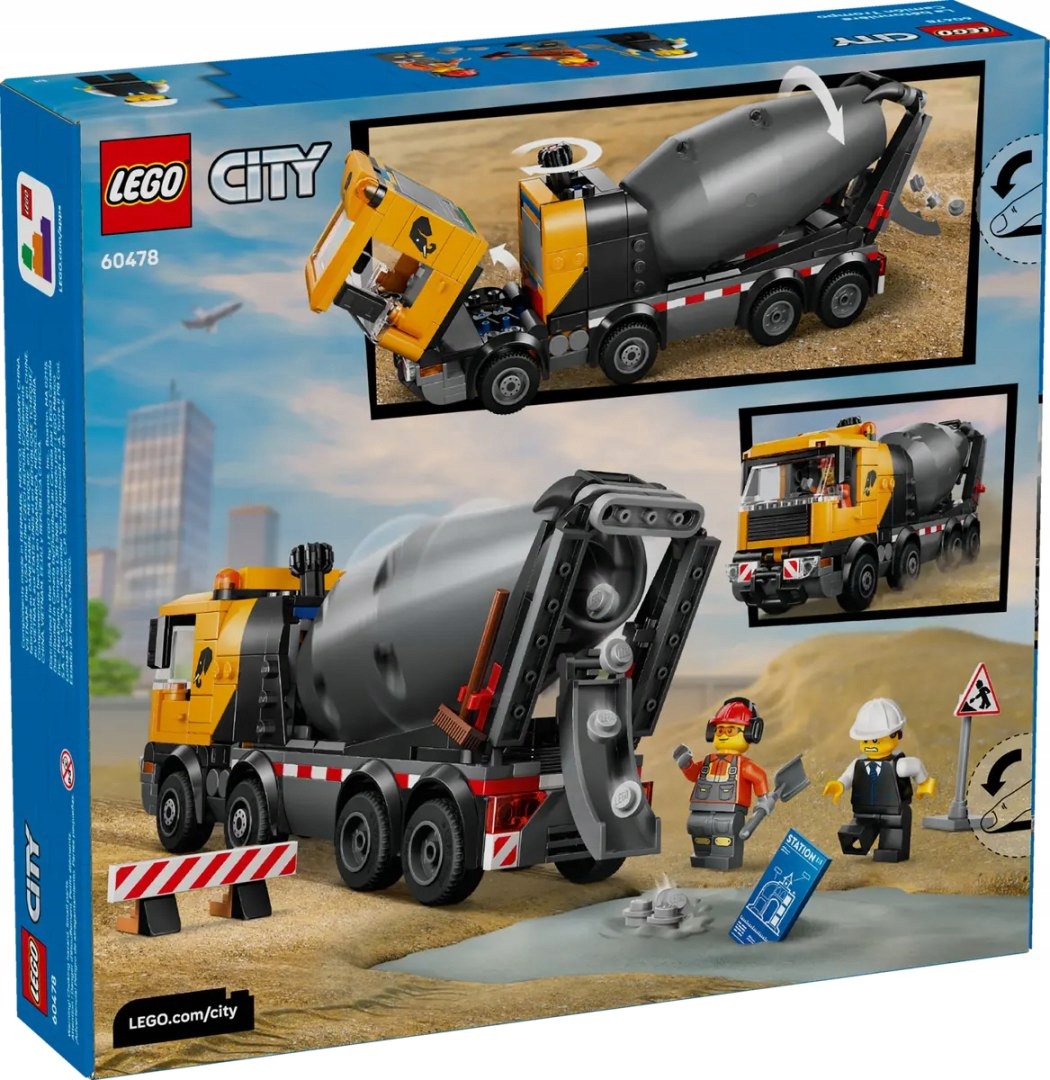 60478 Lego City Domíchávač Betonu Lego