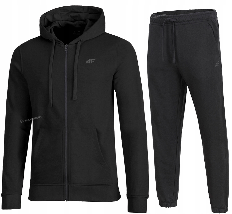 4F Męski Dres Bawełna Komplet Bluza Spodnie rozm S
