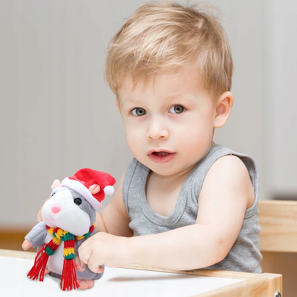 ZABAWKA DLA DZIECKA GADAJĄCY CHOMIK INTERAKTYWNY DOSKONAŁY PREZENT Materiał plastik tkanina