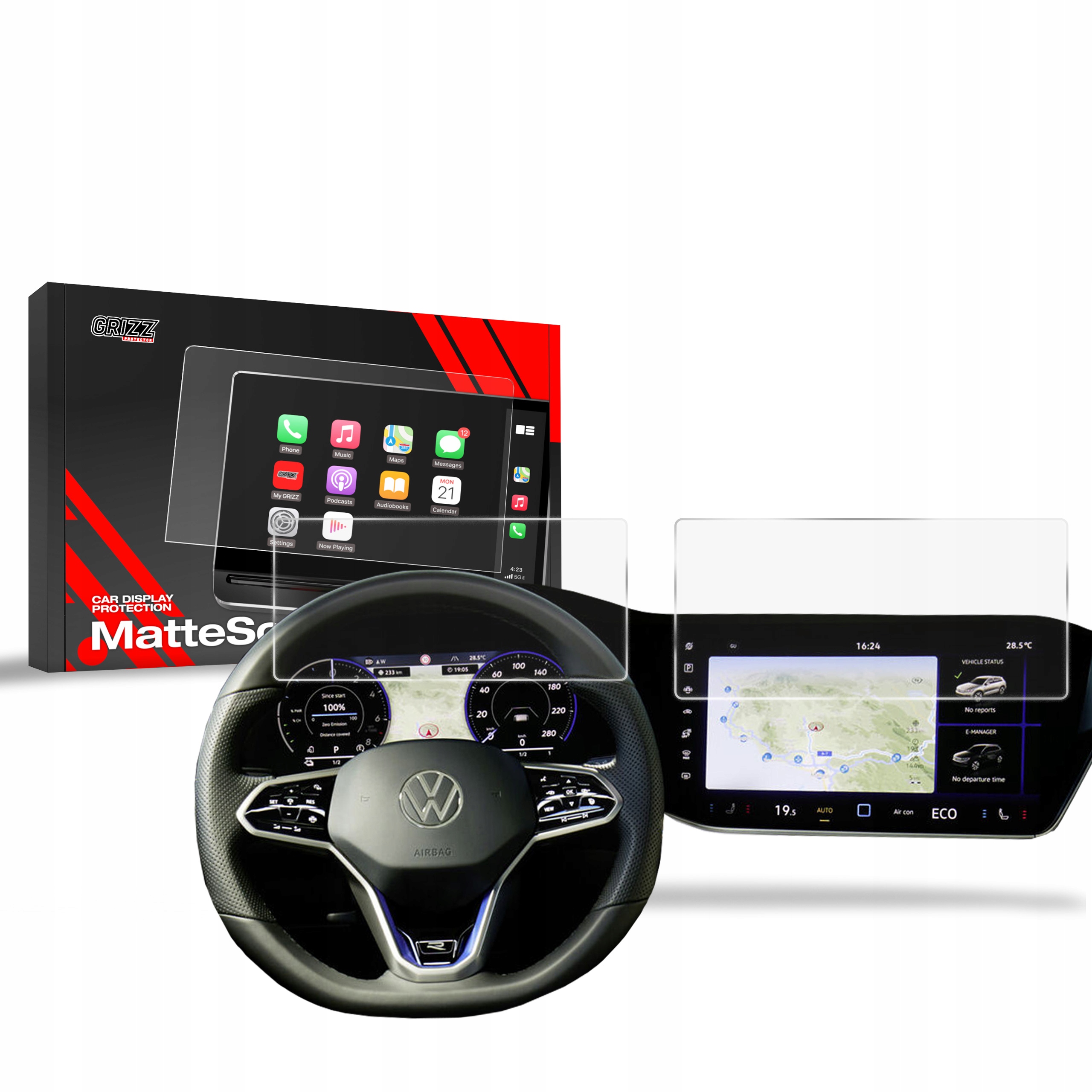 2v1 Fólie na displej (matná), Vw Touareg III, 2018- , Discover Premium