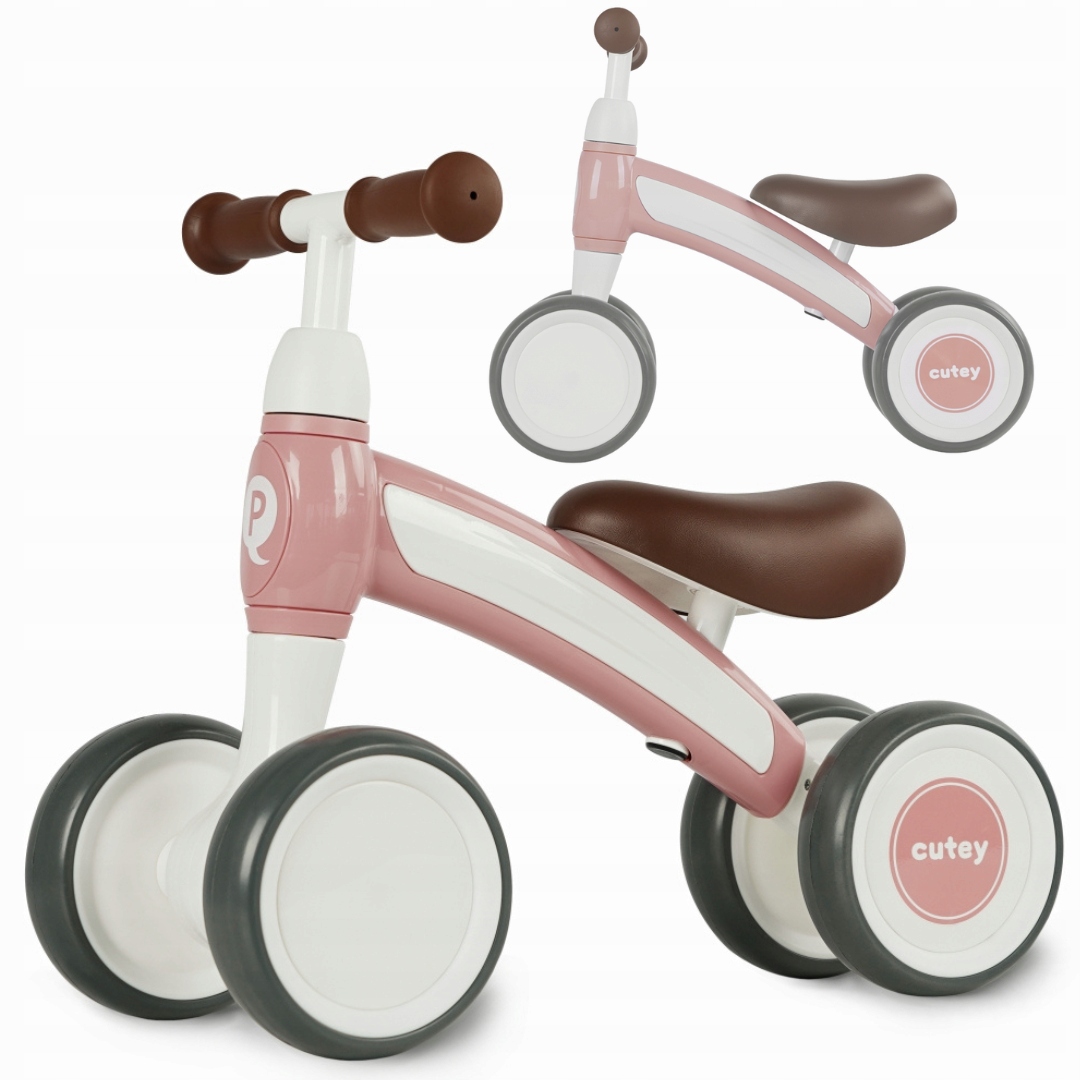 Jeździk dla dzieci rowerek biegowy chodzik na roczek Cutey Retro Qplay