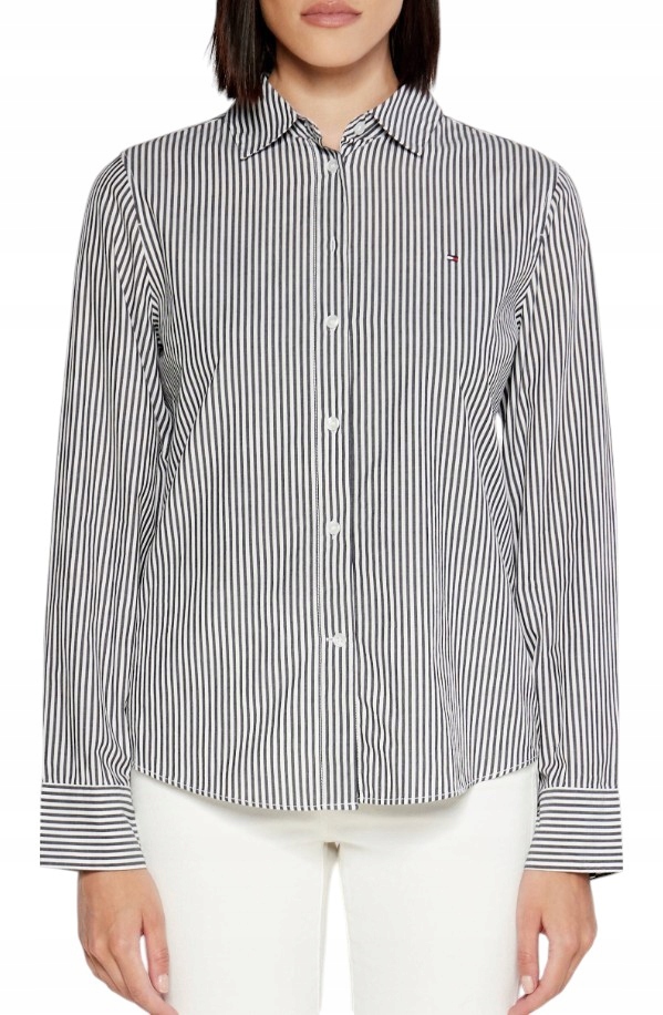 Dámská košile Tommy Hilfiger Essential Stp Regular Shirt Velikost 32