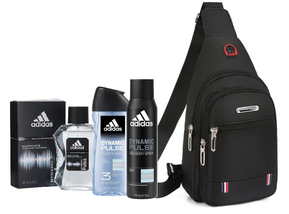 Adidas Sada pánských kometik jako dárek S Ledvinkou Dynamic Pulse Edt 4v1