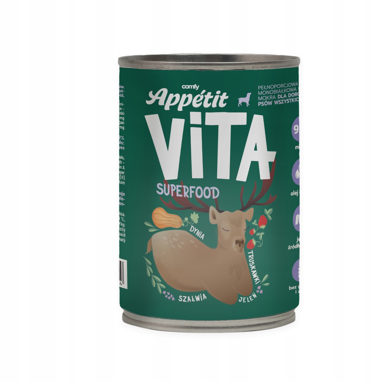 Comfy Appetit Vlhké krmivo pro psy monoproteinové Vita Jelen 16x400 g