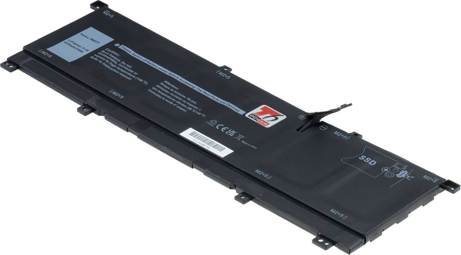 Baterie T6 Power pro notebook Dell Tmfyt