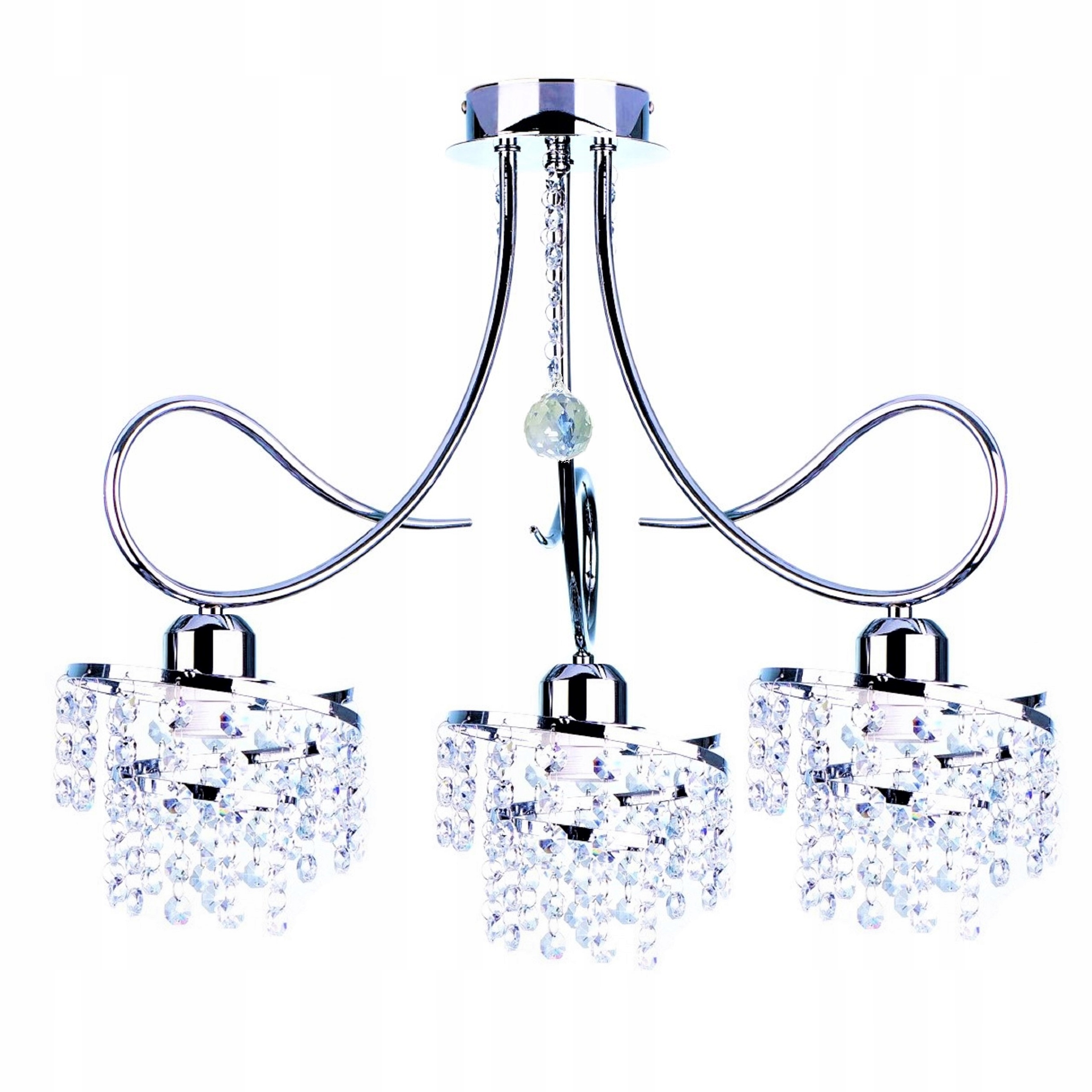 

Lampa Wisząca Plafon Żyrandol Beta 3 Chrom