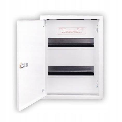 Modulární rozvaděč na omítku bílý 2 x 12-mod Kubiak Rz 4NN