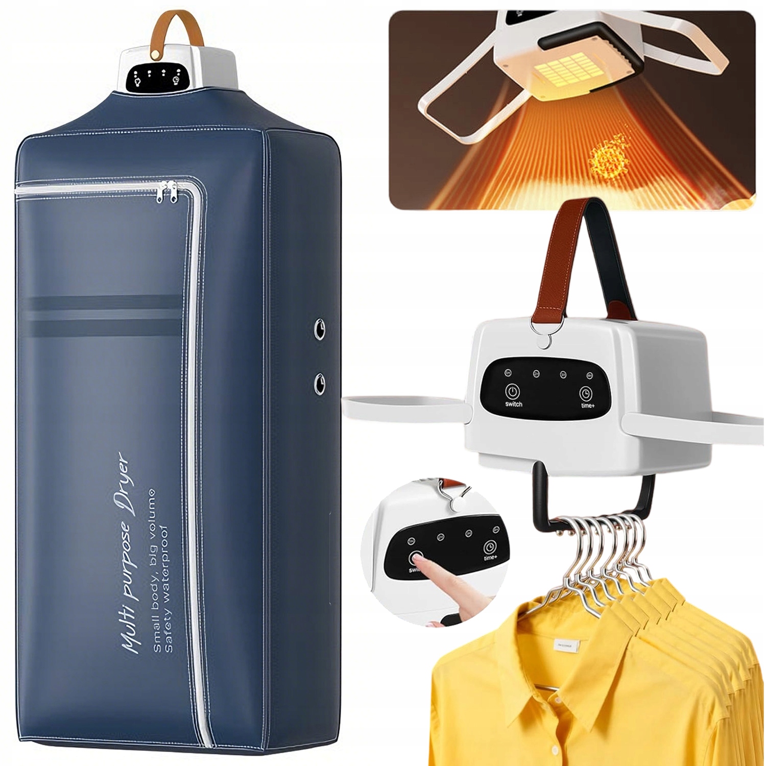 Levně Sušák Na Prádlo 600 W Skříň