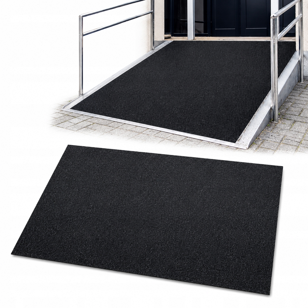 Prostiskluzová Podložka Na Cesty Heskins Safety Grip Černá 900 mm x 1 m