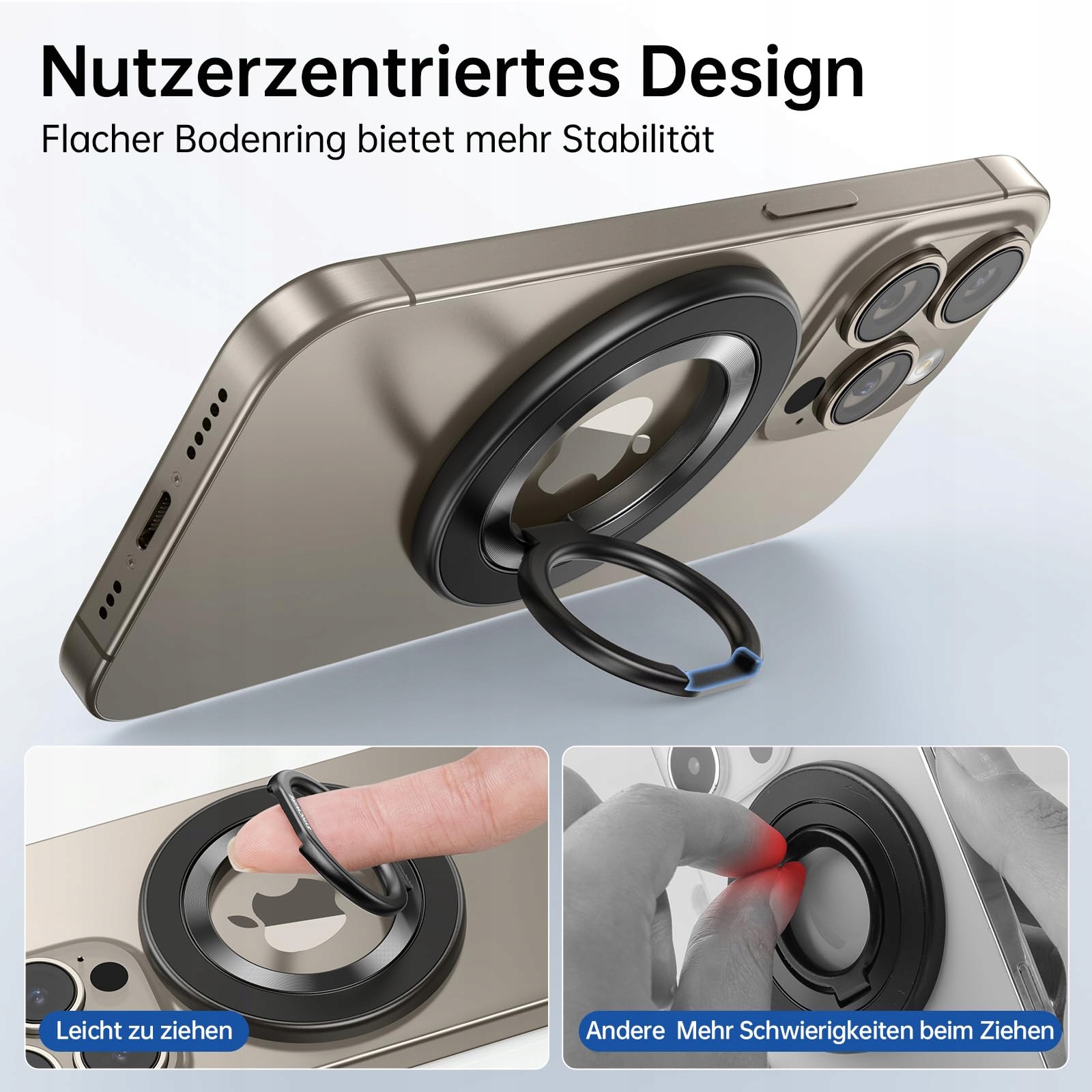 SYNCWIRE Magnetyczny Uchwyt Na Telefon 360 Stopni Do iPhone 15 14 13 12 — miniatura 4