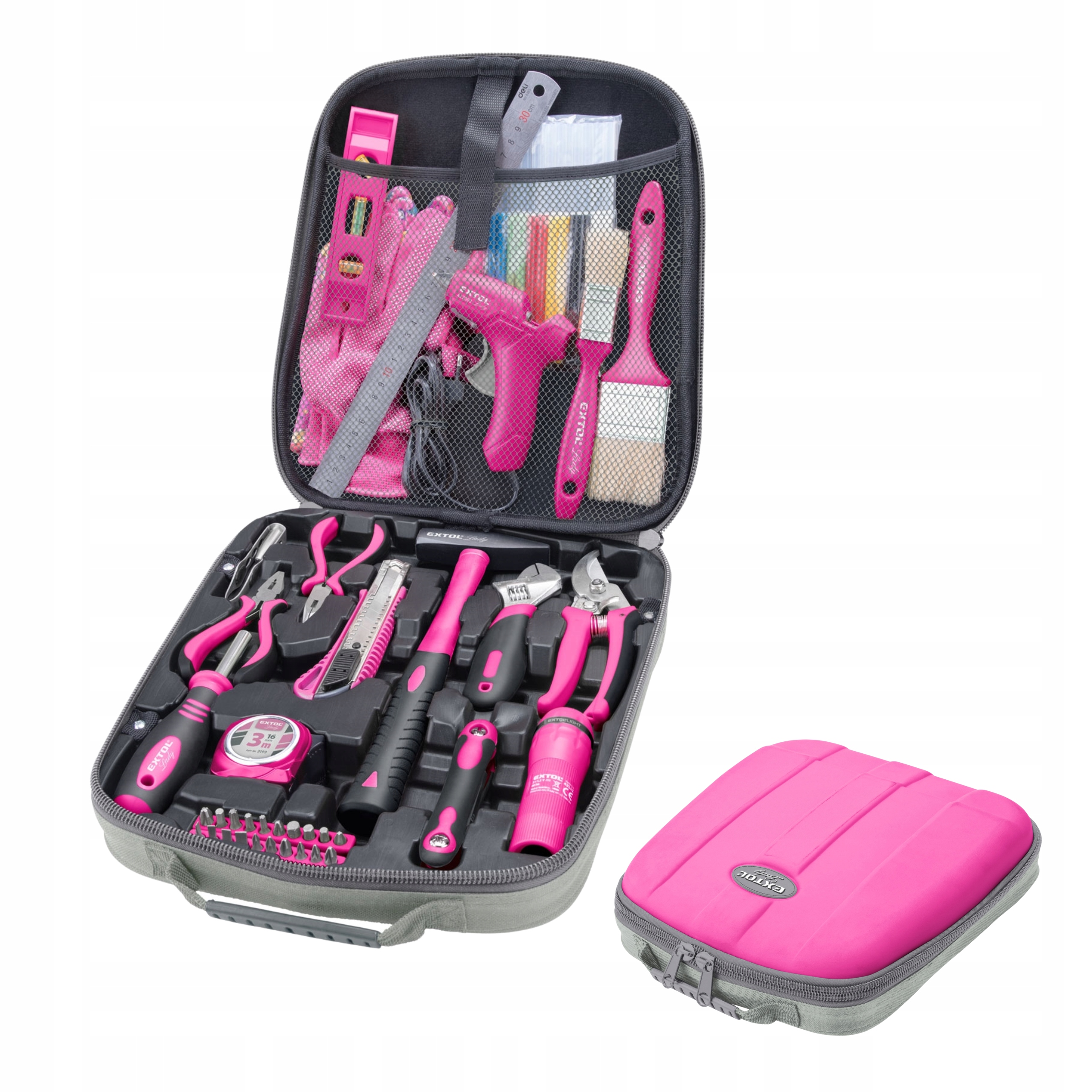 Ružové nástroje pre ženy darček pre ženy 68 kusov kufor sada