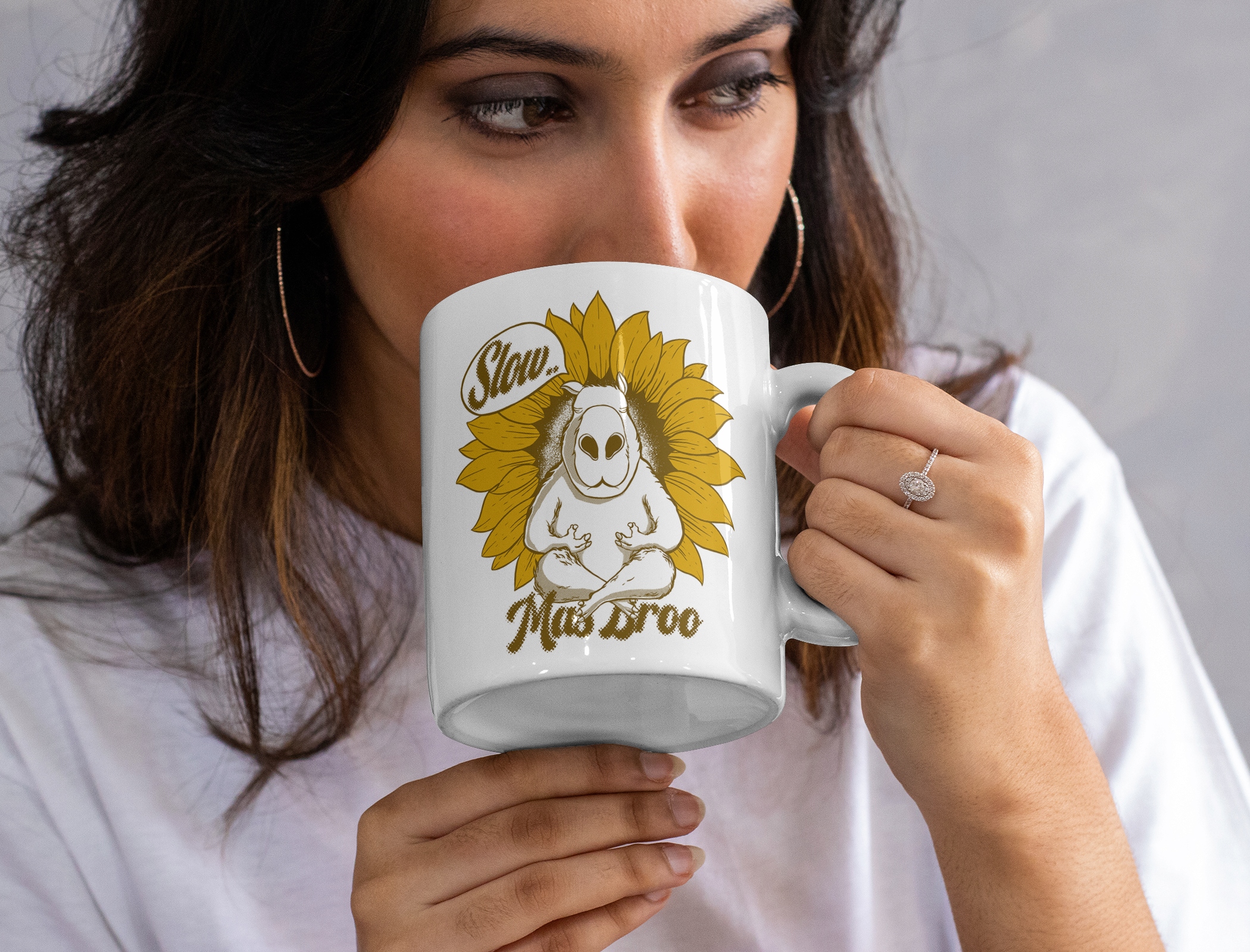 ZESTAW KUBEK PODUSZKA Z KAPIBARĄ PREZENT KAPIBARA Szerokość produktu 38 cm