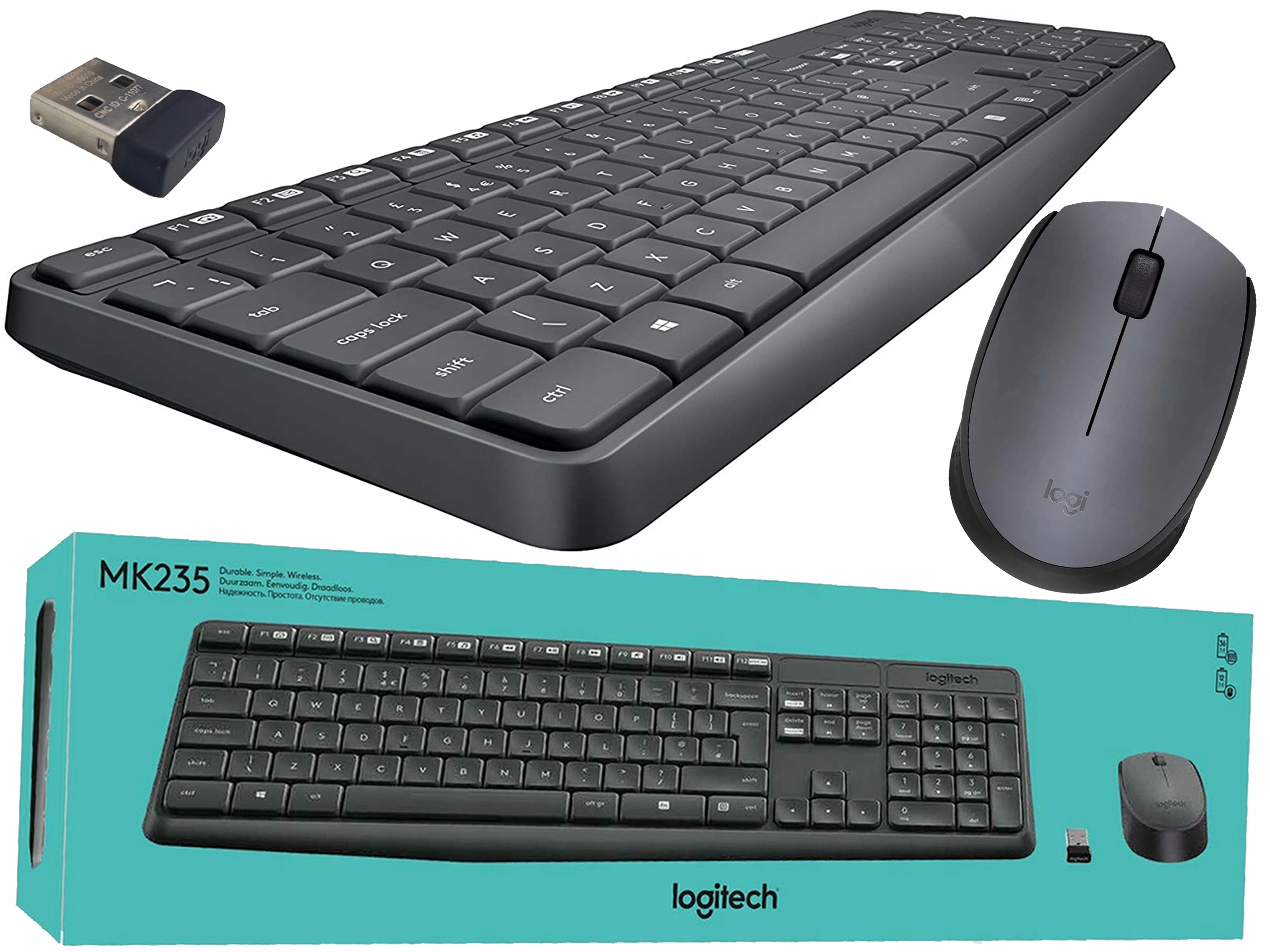 

Wodoodporna klawiatura myszka Logitech 920-007931