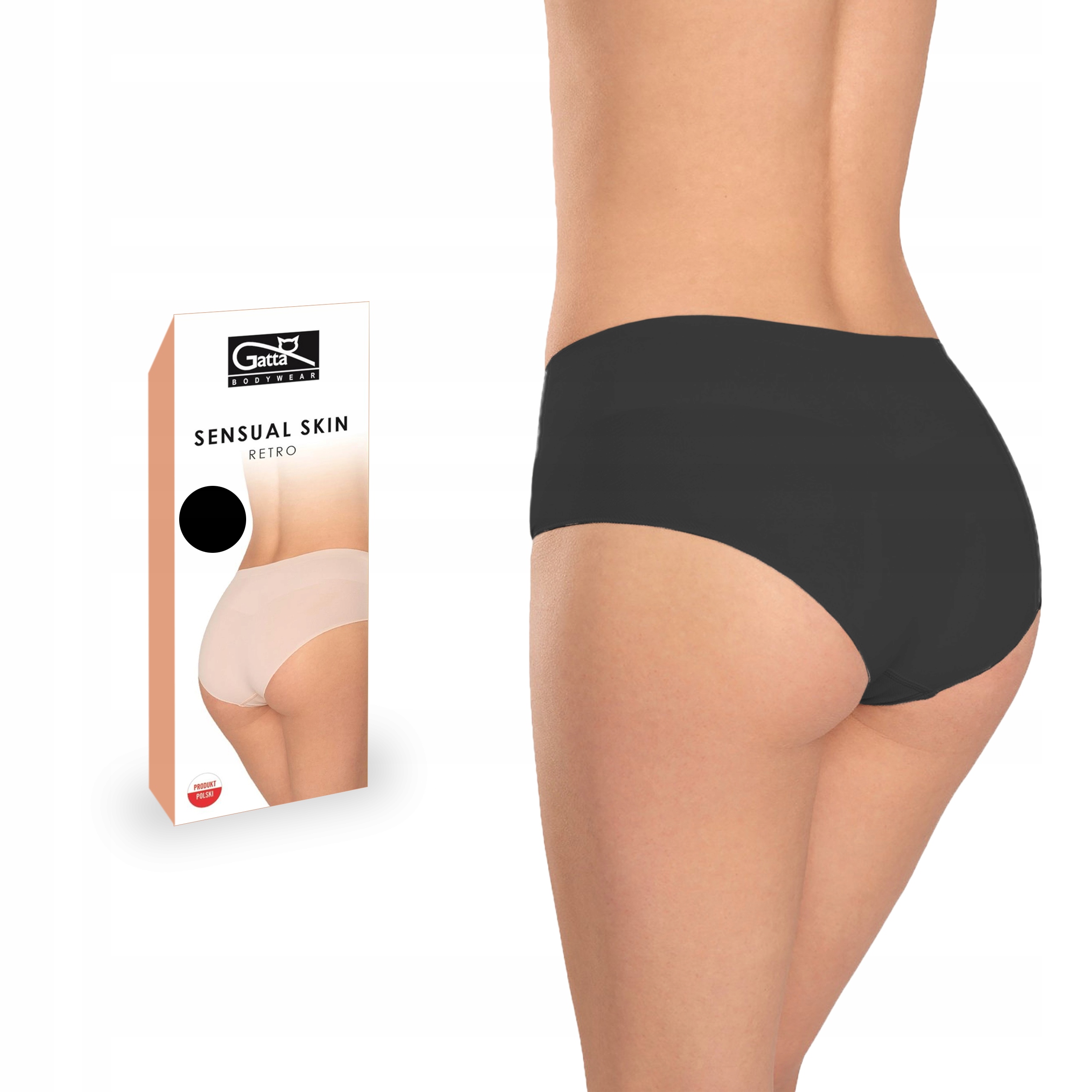 

Majtki bezszwowe Gatta Sensual Retro czarne L