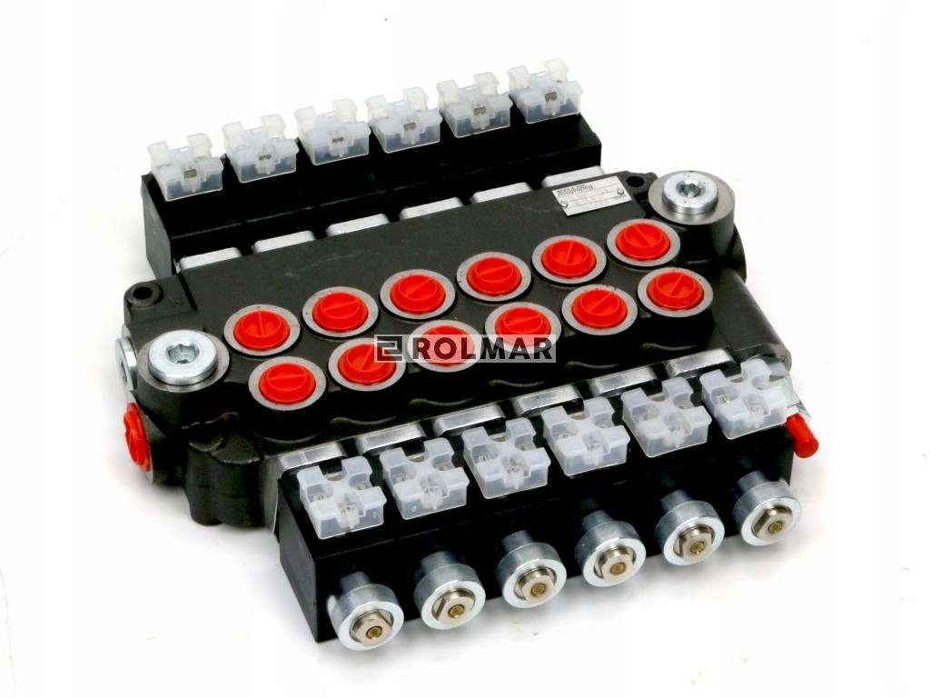 Hydraulický rozdělovač 6-sekc. elektrický (12V)