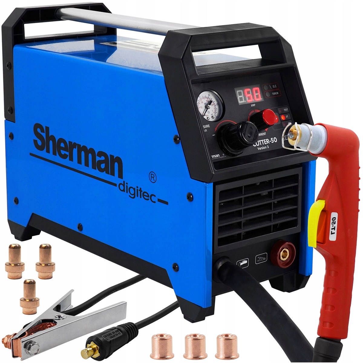 Плазмовий різак 230v Sherman CUTTER 50 HF