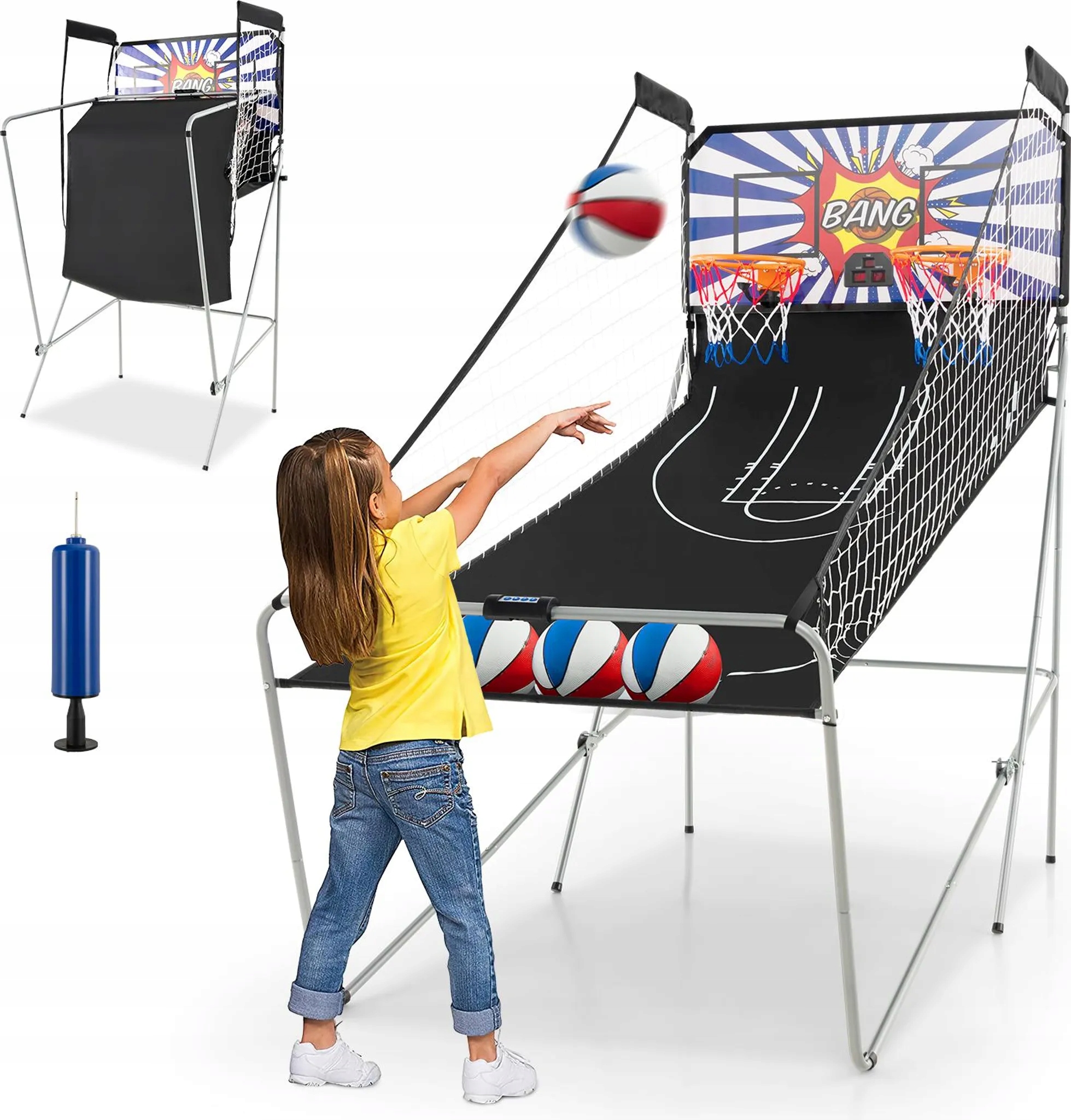 Costway Automat Do Gry W Koszykówkę stojak NIEKOMPLETNY UŻYWANY