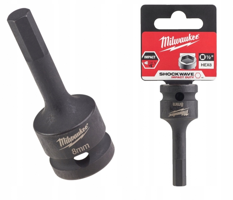 Milwaukee Nasadka Trzpieniowa Udarowa Bit Imbus Hex 8 MM 1/2''