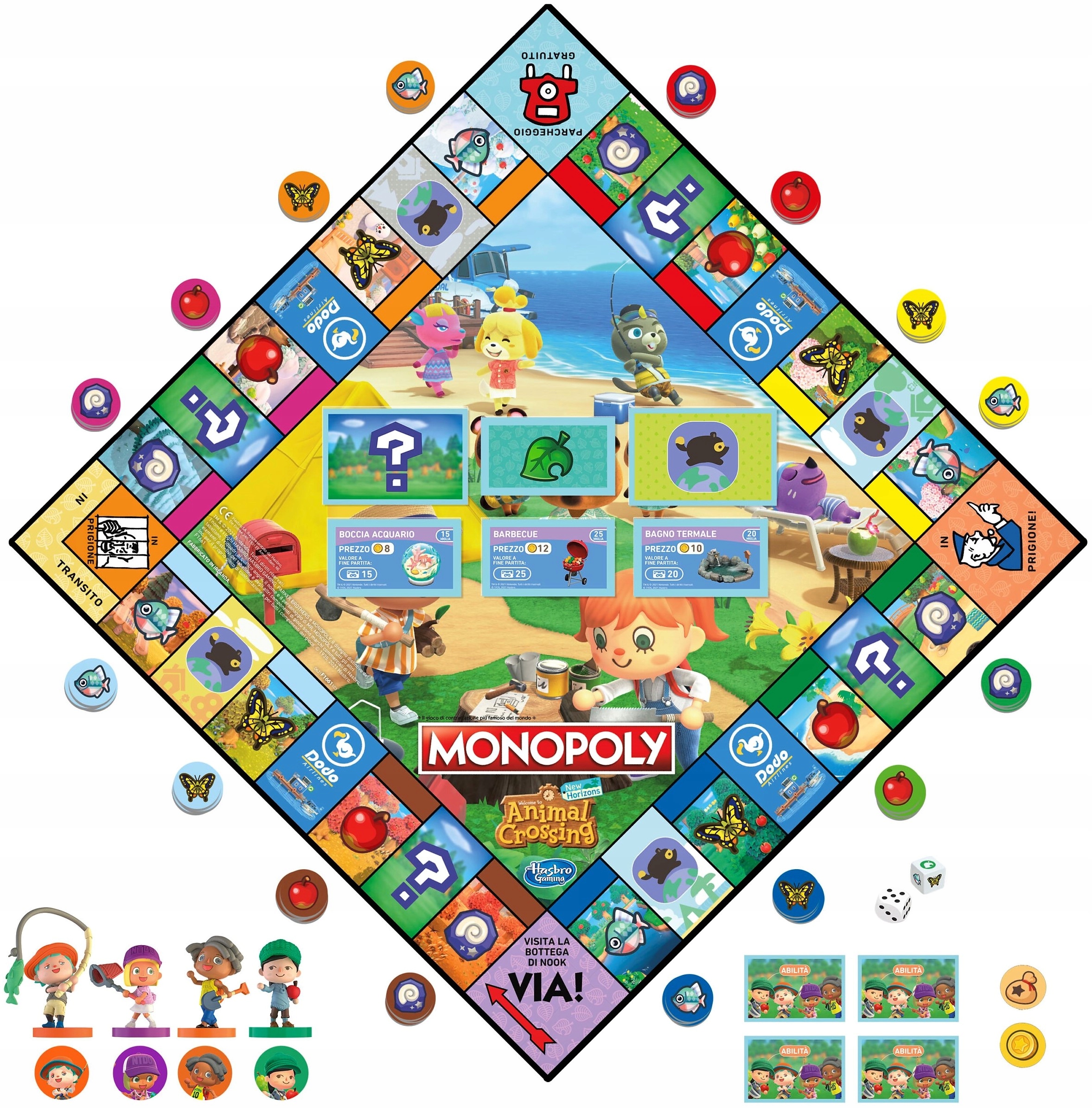 HASBRO MONOPOLY ANIMAL CROSSING GRA PLANSZOWA PL Minimalna liczba graczy 2