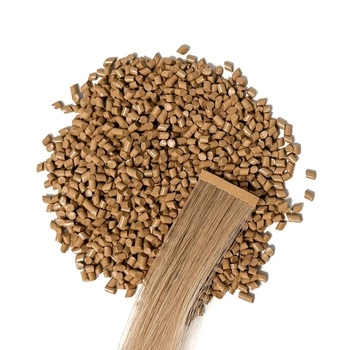 Italský keratin, originální, silný, pružný, 50 g, karamelový