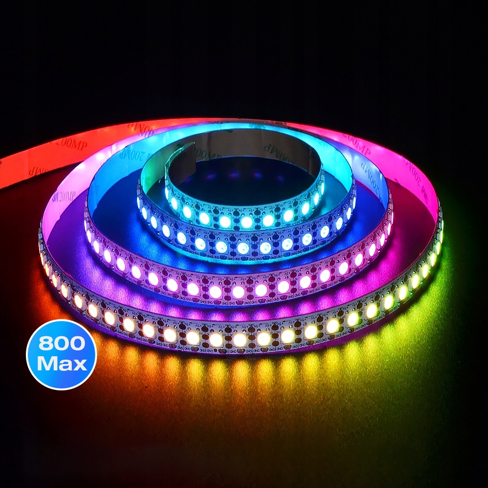 Sterownik WLED Magic Pixel RGBIC WiFi ESP32 Home Assistant WS281x MIKROFON Seria WiFi