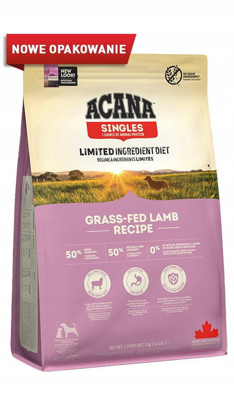 Acana Singles Jehněčí z volného chovu 2kg
