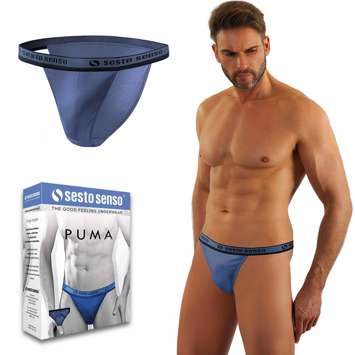 

Sesto Senso Puma slipy męskie tanga - M