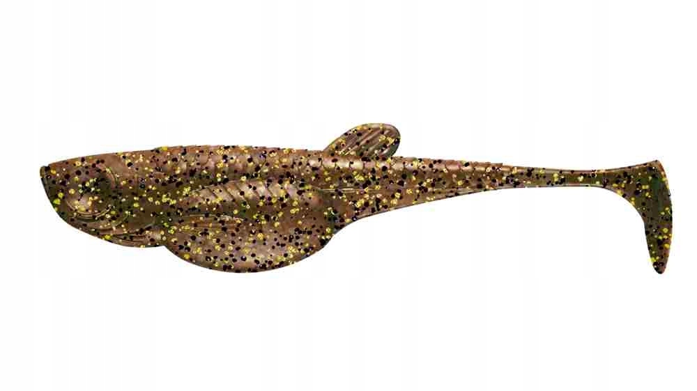 Przynęta Libra Lures Embrion Shad 2" (5cm) 033 Motor Oil Brown, op.10szt