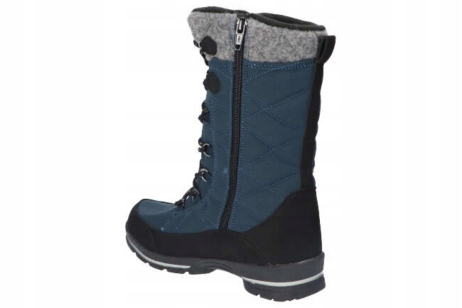 AMERICAN CLUB SN10 OCIEPLANE TRAPERY BUTY ZIMOWE ŚNIEGOWCE DAMSKIE NAVY 37 Materiał zewnętrzny inny