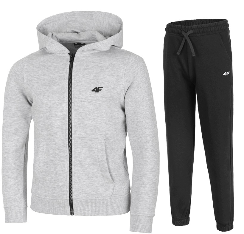 4F Chłopięcy Dres Komplet Bluza Rozpinana Spodnie rozm 140