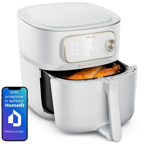 Airfryer Frytkownica Beztłuszczowa Philips Ovi Smart 2.0 XXL Wi-fi 8L 2000W