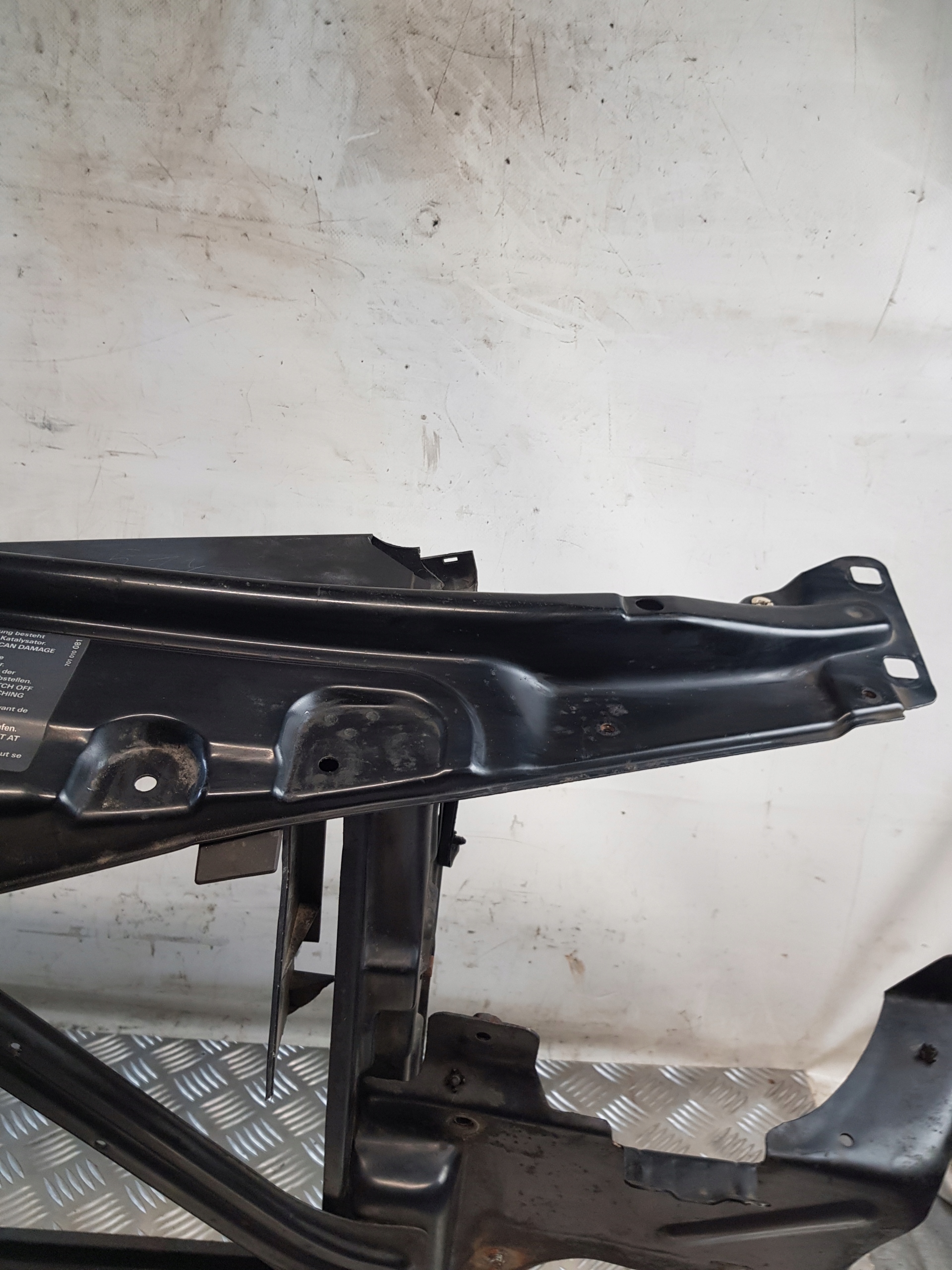 support panel for radiators pillar iron + bonnet latch lock SEAT TOLEDO II 1.8B 00R