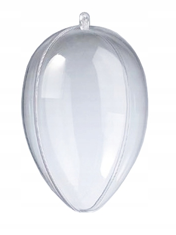 

Akrylowe Jaja składane 8cm przeźroczyste 5 sztuk