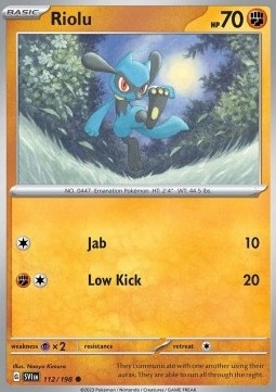 

Scarlet & Violet 112/198 Riolu