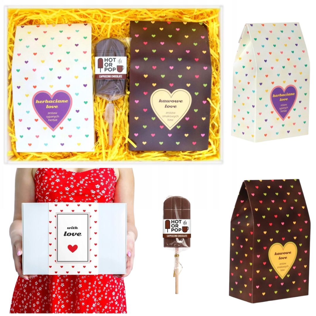 Levně Lovebox Dobrý Pár pro milovníky káva čaj čokoláda sladké lízátko