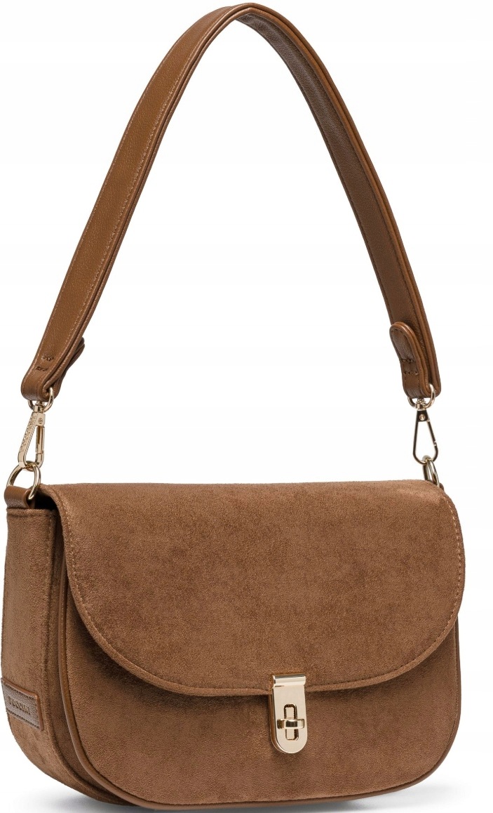 Puccini Dámská kabelka přes rameno eko semiš BK2251029M PU160
