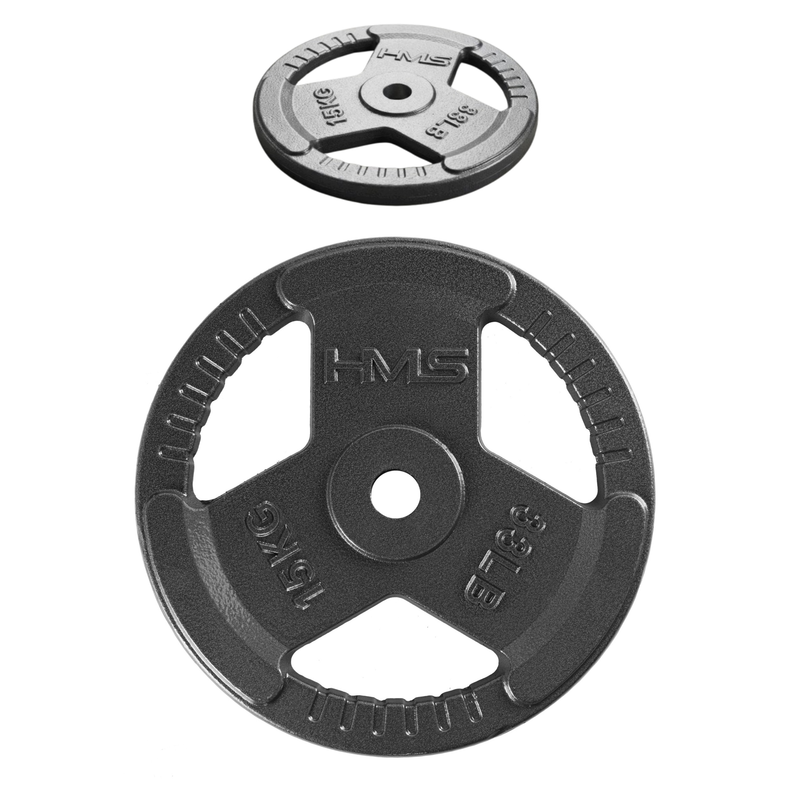 Závaží na osa 31 mm litinový talíř 15 kg hammertone s úchyty Hms