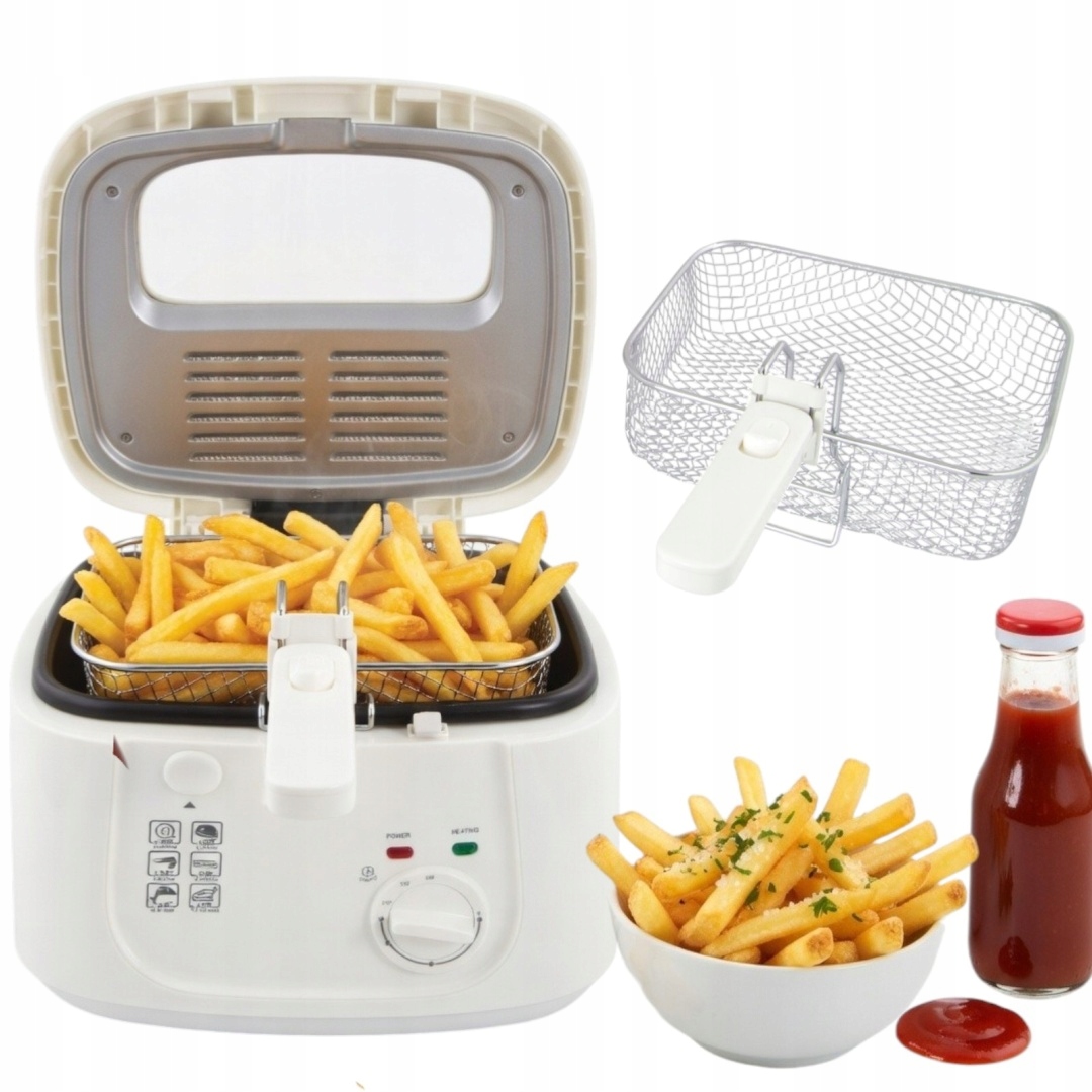 Frytkownica olejowa Tradycyjna Frytownica 2,5L 1800W Regulacja temperatury