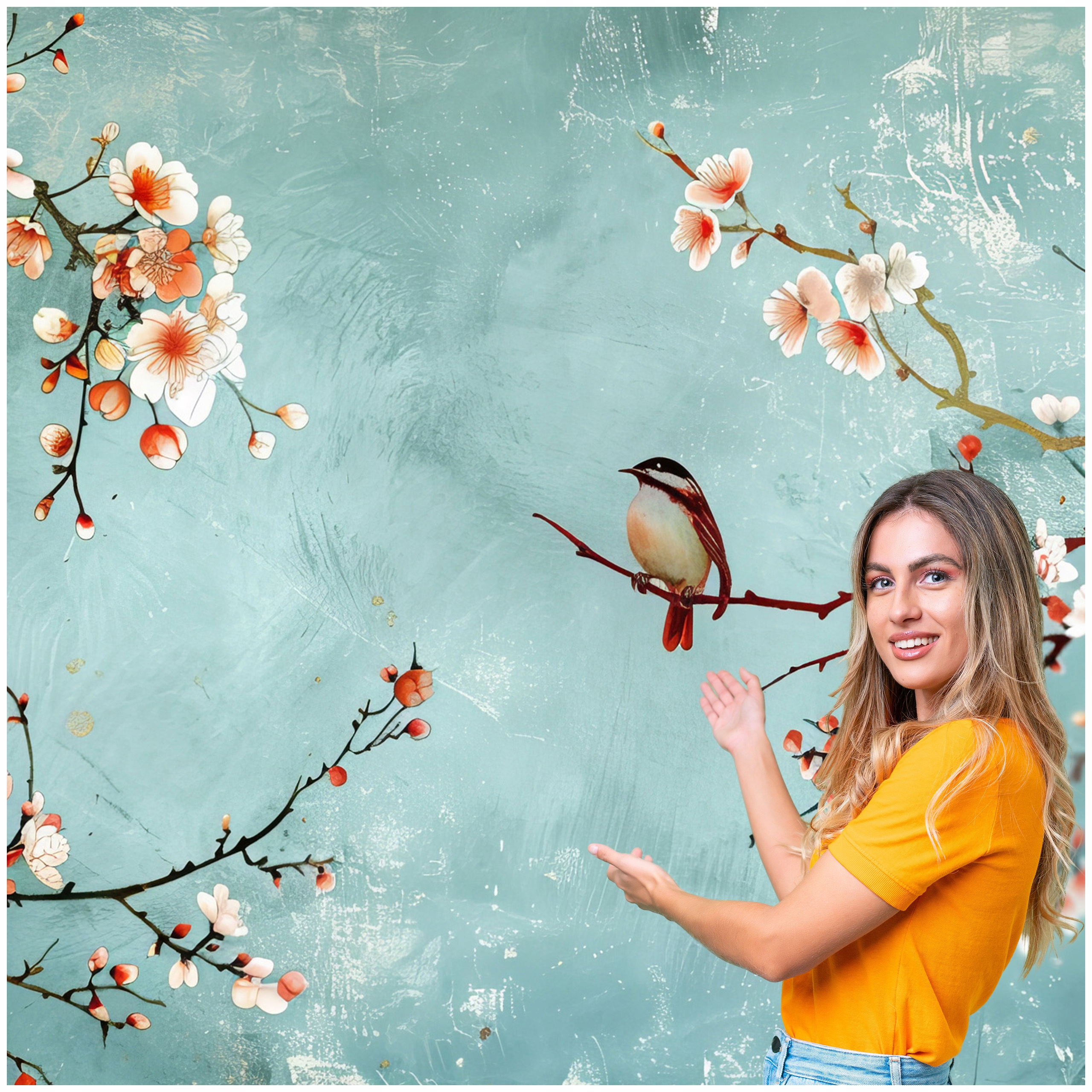 Fototapeta 3D Zvieratá Vtáky Krajina Kolibrík 490x260 PTK10F