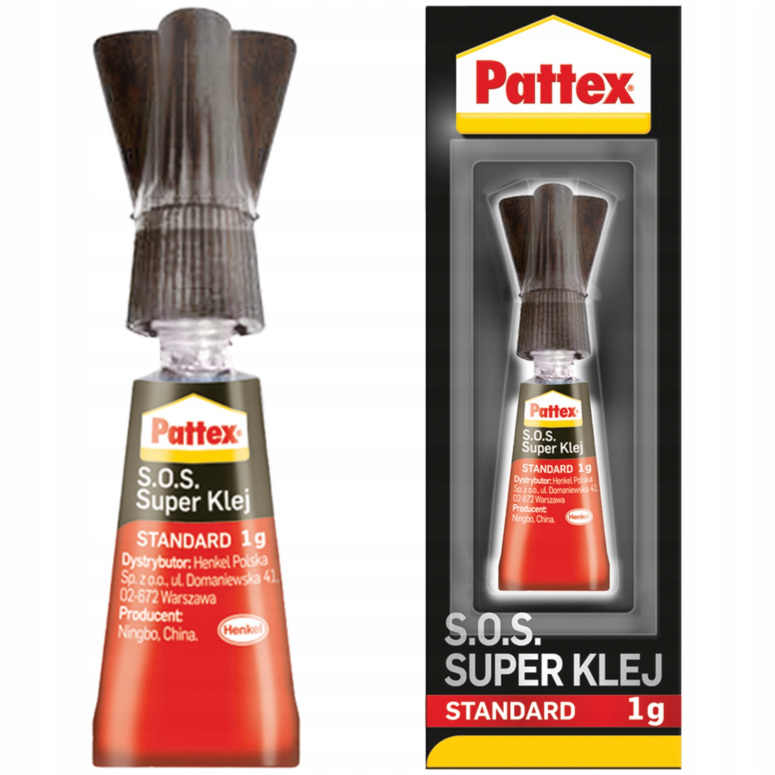 Klej Uniwersalny Pattex Standard Glue Błyskawiczny Ultra Mocny 1g